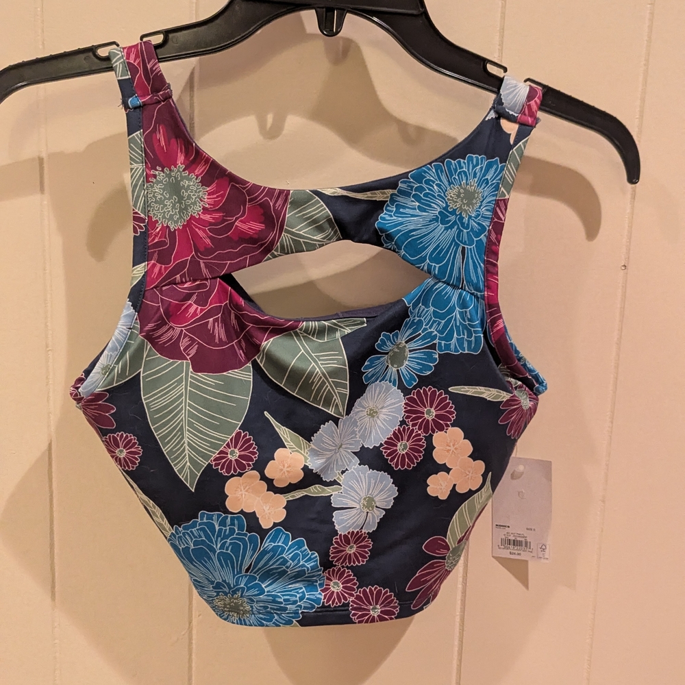Kohl's Multicolor Floral Crop Top